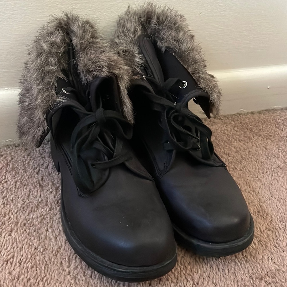 Brown boots